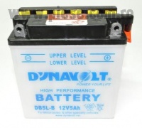 Baterie moto 12V 5Ah (YB5L-B) pachet acid inclus